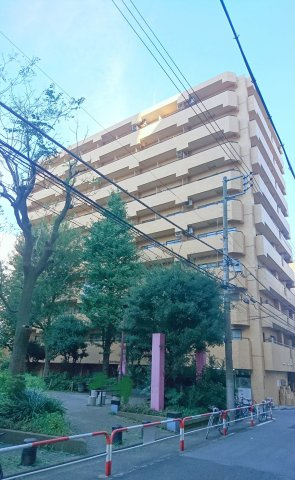 ライオンズマンション新宿東公園の外観