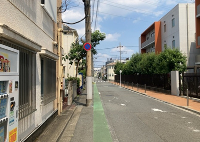 【展望】 | リエス中町 | 眺望を気にして物件を探す場合、前面に建物が建っていないか現地で確認しましょう！前面に建物があると景色はもちろん、日当たりや風通しにも影響が出てきます。住んだ時のことを想像しながら現地見学をしましょう。