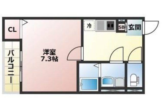 泉佐野市本町　築浅一棟売アパート　ALEGRIA 泉佐野Ⅳ　の間取り