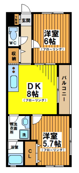 【間取り】 | スプリングコート羽根木
