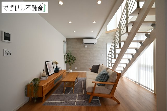 【居間・リビング】 | CLEIAS Town久喜市上町　新築住宅 | ≪1号棟≫
現地(2025年9月撮影)