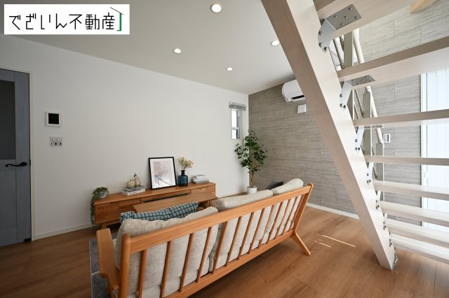 【居間・リビング】 | CLEIAS Town久喜市上町　新築住宅 | ≪1号棟≫
現地(2025年9月撮影)