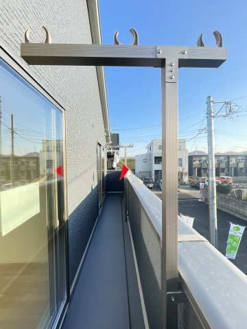 新築戸建・建売　足利市福富町第4　CRADLE GARDEN　全4棟のバルコニー|陽当たり良好なバルコニーで洗濯物もよく乾きます！
