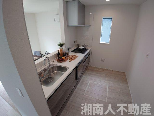 茅ヶ崎市松が丘1丁目　新築戸建のキッチン|使いやすいキッチンです