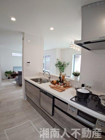 茅ヶ崎市松が丘1丁目　新築戸建のキッチン|きれいなキッチンです