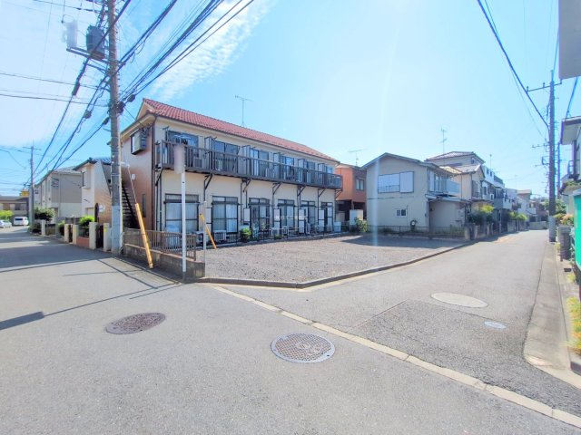 ふじみ野市北野１丁目の売地の前面道路含む現地写真