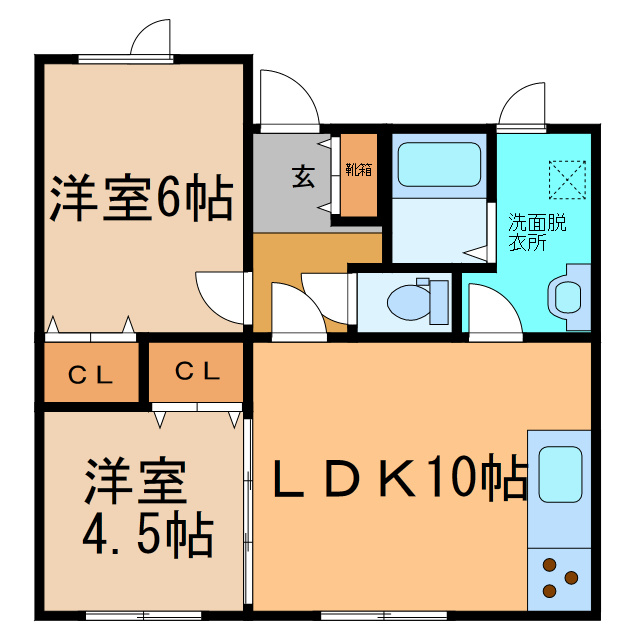 メゾンプリモの間取り