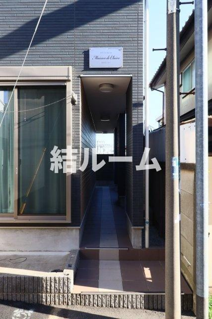 板橋区徳丸３丁目のアパートのエントランス