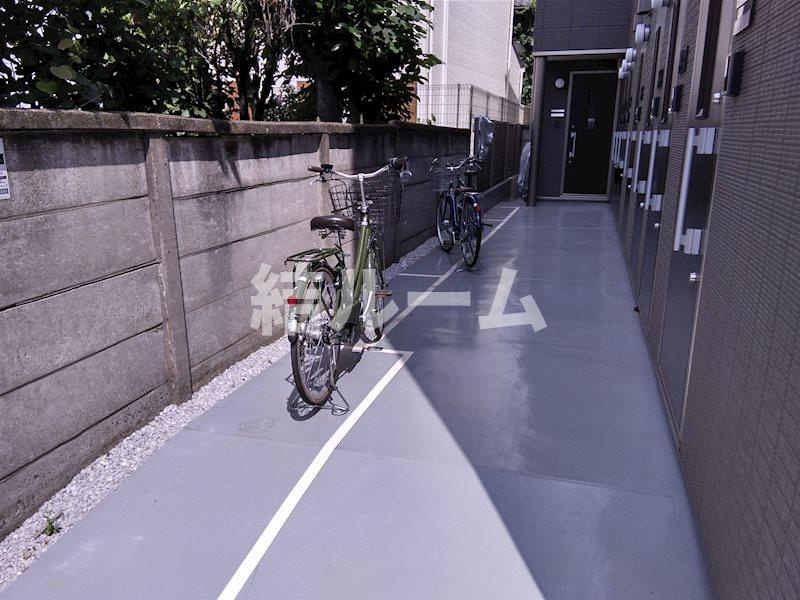 豊島区高松３丁目のアパートのエントランス