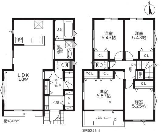 堺市西区家原寺町１丁の間取り