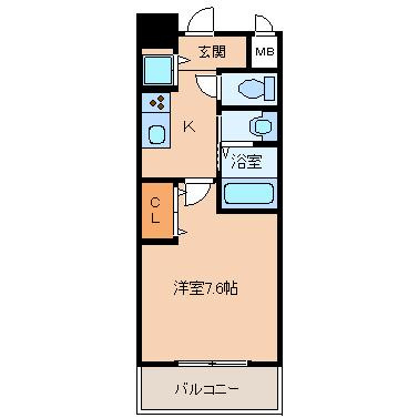 【間取り】 | シャルマンフジ天神橋ノース