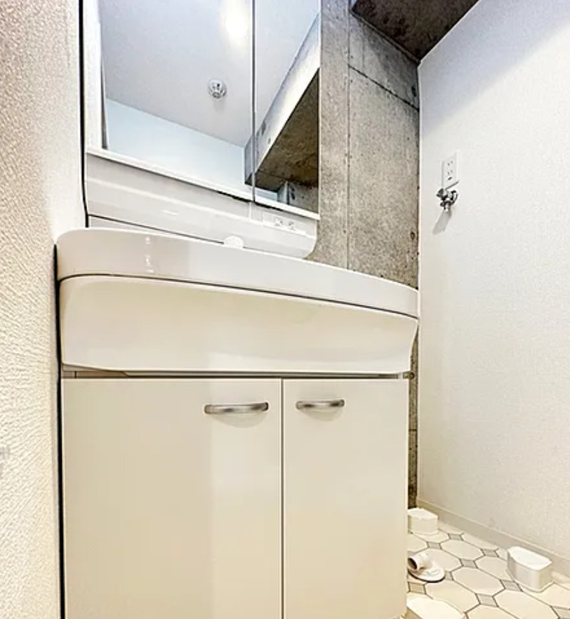 堺市堺区少林寺町西1丁　一棟売マンションの独立洗面台