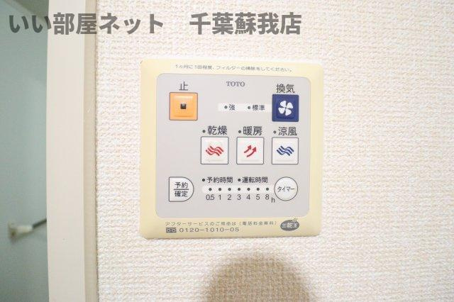 ミルフィーユおゆみ野　Ⅲの寝室|あると嬉しい！室内物干しがあります♪