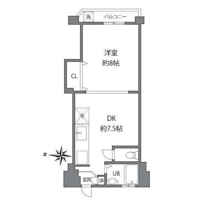 東洋ハイツの間取り