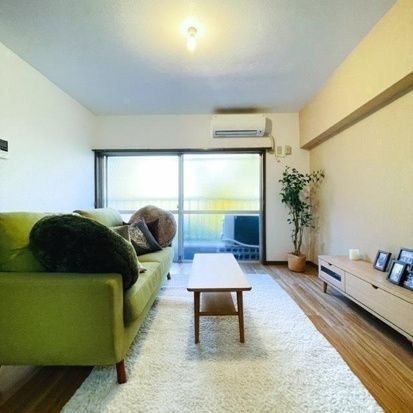 東洋ハイツのバルコニー