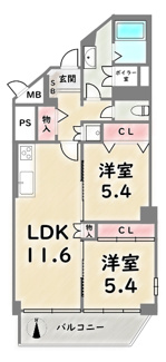 【間取り】 | 二条プラザ