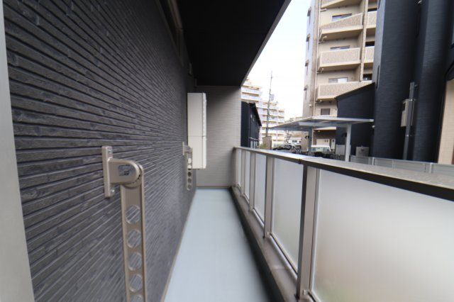 LINOメゾン山田南のバルコニー