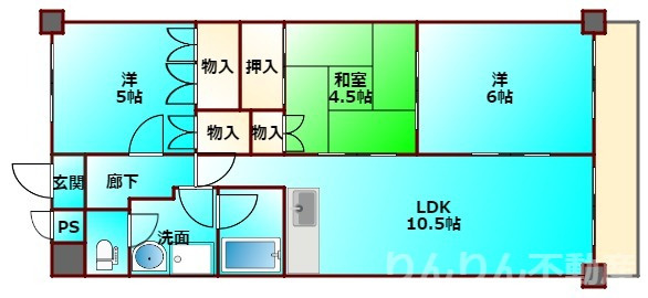 【間取り】 | 第19柴田マンション
