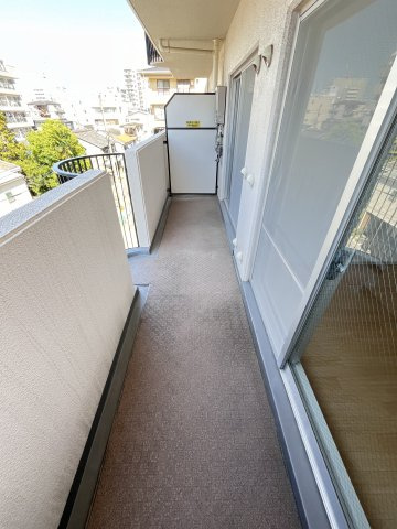 大阪市都島区都島北通２丁目の賃貸マンションのバルコニー