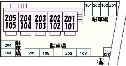 ニューシティ司の駐車場
