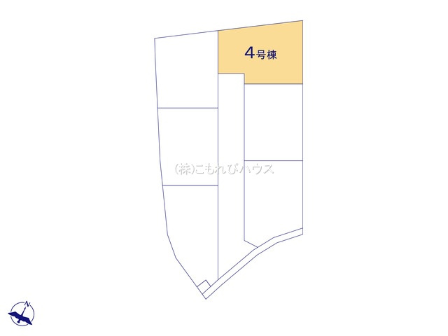 上尾市大谷本郷　第8　新築一戸建て　クレイドルガーデン　04の区画図|4号棟