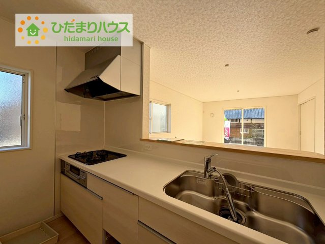 北茨城市磯原町上相田第2　新築戸建のキッチン|LDKと一体の空間を演出してくれる、オープンキッチン!(^^)!