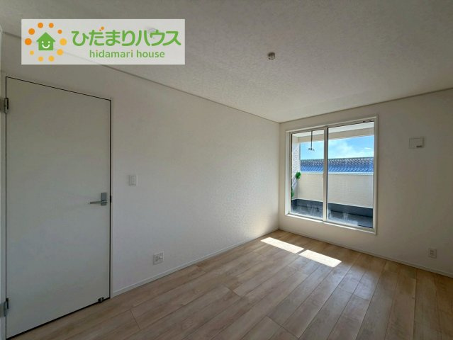 北茨城市磯原町上相田第2　新築戸建の寝室|広めの主寝室は、ベッドの他にもパソコンデスクやドレッサーなども置けちゃいます(*^-^*)