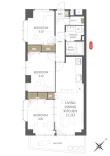 【間取り】日建シェトワ浦和 
