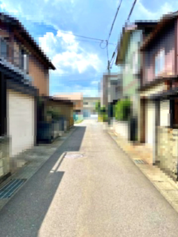 敦賀市清水町二丁目中古戸建の前面道路含む現地写真
