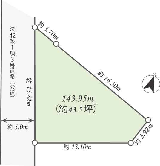 【土地図】 | 土支田4丁目土地