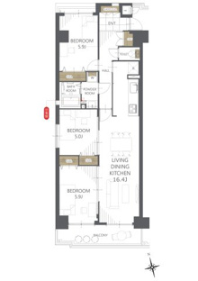 【間取り】藤和シティコープ国府宮Ⅱ 