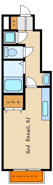 セレッソ八木の間取り