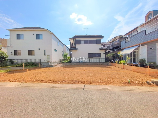 【売地】ふじみ野市亀久保3期の前面道路含む現地写真