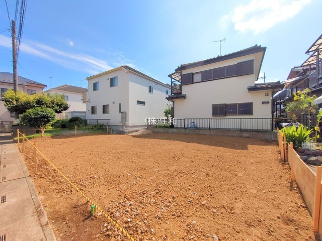 【売地】ふじみ野市亀久保3期の前面道路含む現地写真