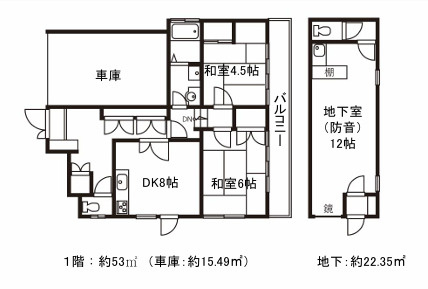 港北Ｔｅｒｒａｃｅの間取り