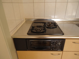 【キッチン】 | フォレスト　ヴィラ　パートⅡ | ガスコンロ付