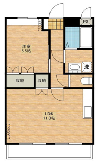 【間取り】 | パル新谷弐番館