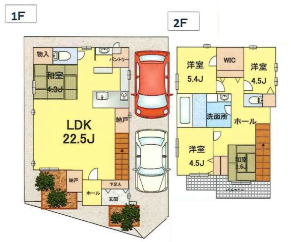 【間取り】 | 4LDKはリビングダイニングキッチンと4つの居室がある間取りで、大家族や二世帯住宅に最適。広々としたリビングで家族団らんを楽しみ、個室でプライベートな時間も確保でき、快適な生活を送ることができますよ。