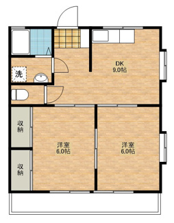 【間取り】 | 益子ハイツ