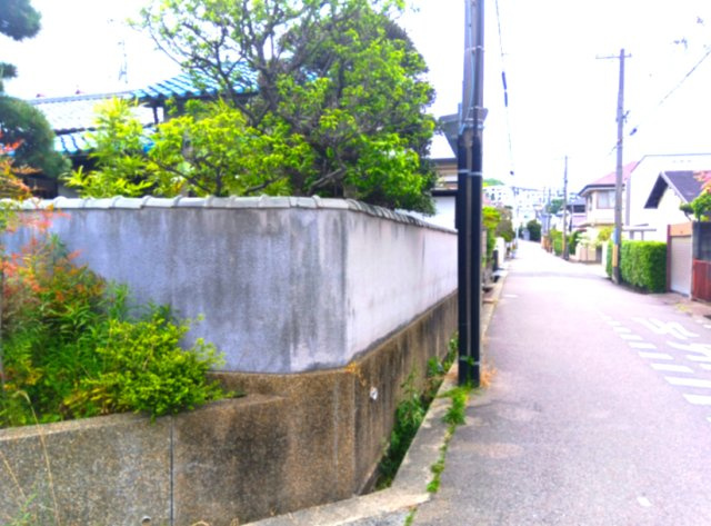 野上４丁目　土地の前面道路含む現地写真