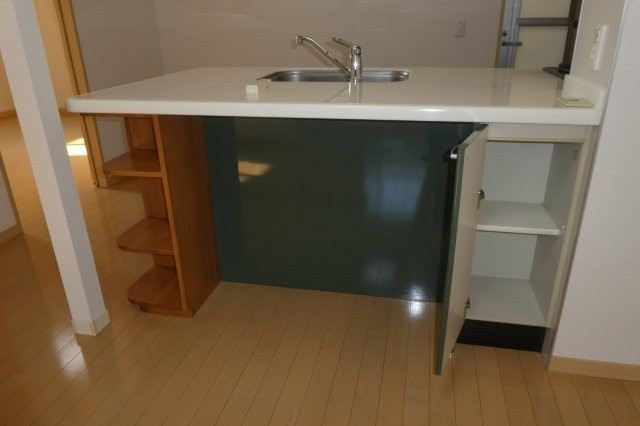 アービス１７のキッチン|カウンター下収納