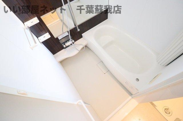 サンアベニューⅣの浴室|日々の疲れを癒すお風呂付です