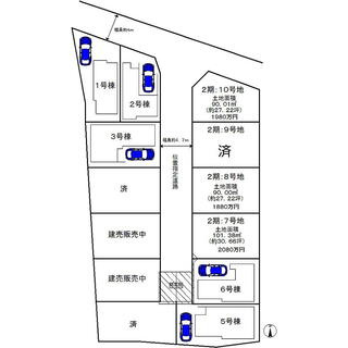 リナージュ堺市中区福田第３期の区画図