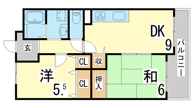 【間取り】 | エスポワール・ダイエイ