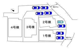堺市中区深阪第4期　新築一戸建の区画図