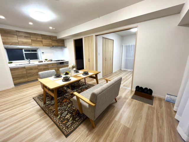 三愛シティライフ箱崎12のキッチン