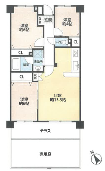 【間取り】 | 日吉南パークホームズ3番館