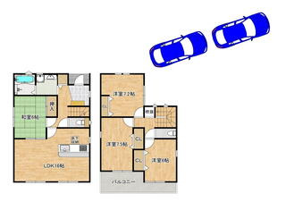 堺市中区深阪　第4期　新築一戸建ての間取り
