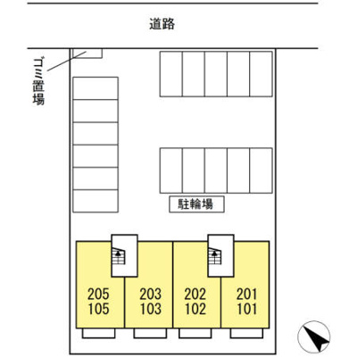 【区画図】 | ハイム仁保津沖