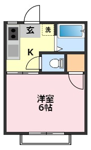 コーポトキワの間取り